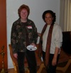 Trustee Peggy Herndon and City Councilmember Anu Natarajan at Bryan Gebhardt's Campaign Kickoff in February 2008.