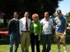 Dominic Dutra, Bryan Gebhadt, Peggy Herndon, Robb Herndon, and Steve York at the Ice Cream Social in June 2008.
